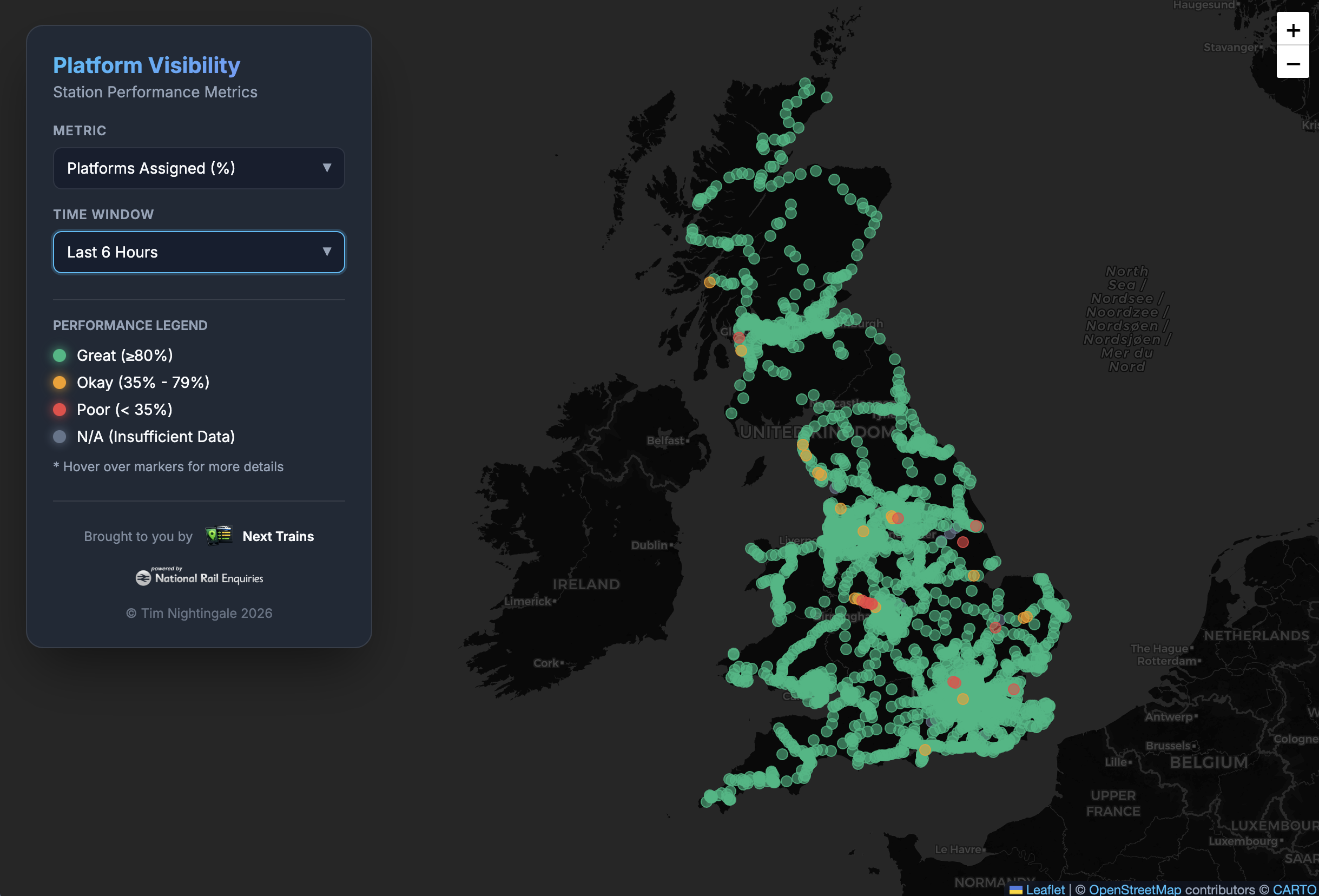 Public Platforms UK Map